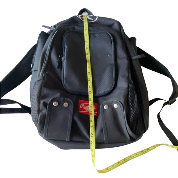 Rawlings Baseball / Softball 2 Bat Backpack - Black - Picture 7 of 12